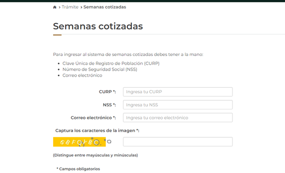 reporte semanas cotizadas