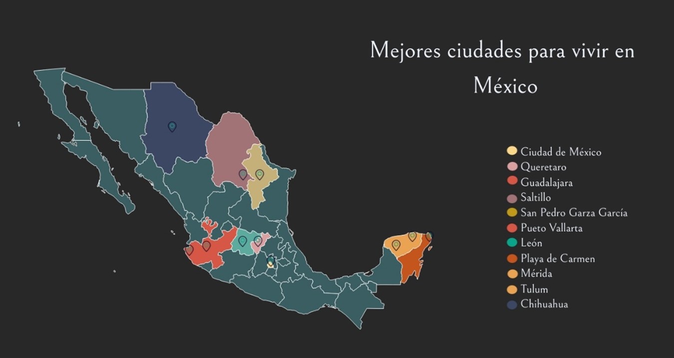 mejores ciudades para vivir en mexico