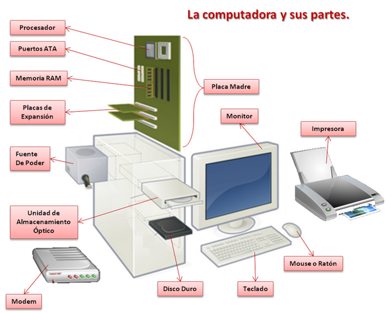 La computadora y sus partes