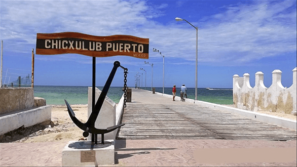 Chicxulub lugar donde cayo el meteorito