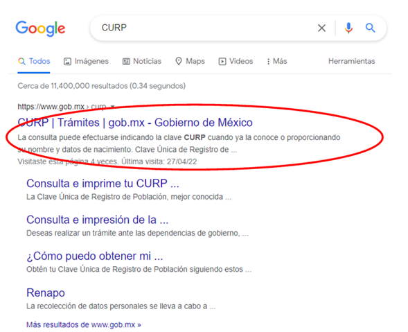 ¿Cómo sacar el CURP?