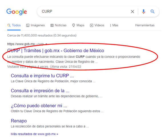 ¿Cómo sacar el CURP?
