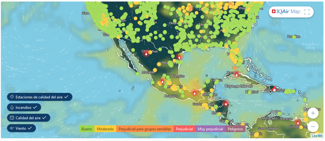 Ciudades más contaminadas de México 2023