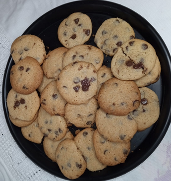 Galletas con chispas de chocolate