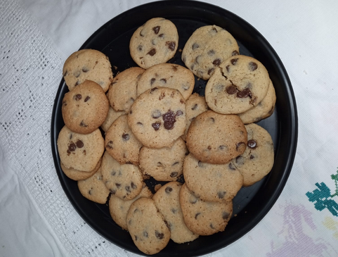 Galletas con chispas de chocolate