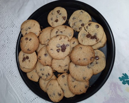 Galletas con chispas de chocolate receta fácil