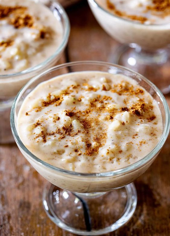 Receta de arroz con leche cremoso para 4 personas