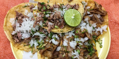 Tacos de suadero estilo chilango