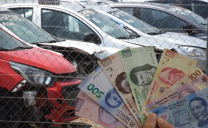 cuanto dinero pagan por un carro en el yonke