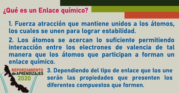 qué es un enlace químico