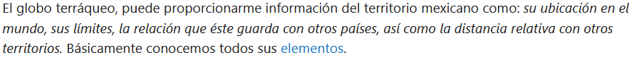 ¿Qué información puede proporcionarte una fotografía del globo terráqueo?